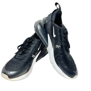 Nike Air Max 270 Sneaker Shoes Kids 5Y White Black Running 943345-001